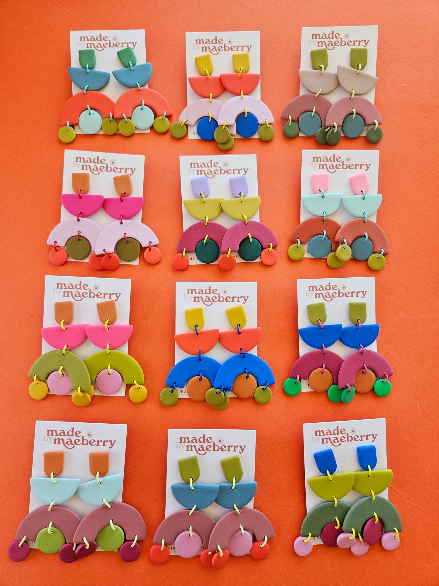 MYSTERY BOX "The Ophelia" Color Block Earrings