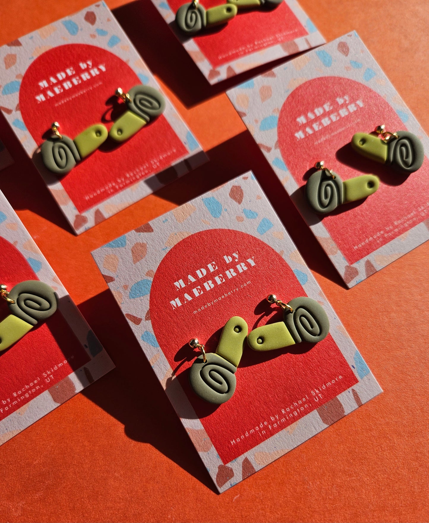 "Slow Made Snail" Cute Garden Snail Earrings