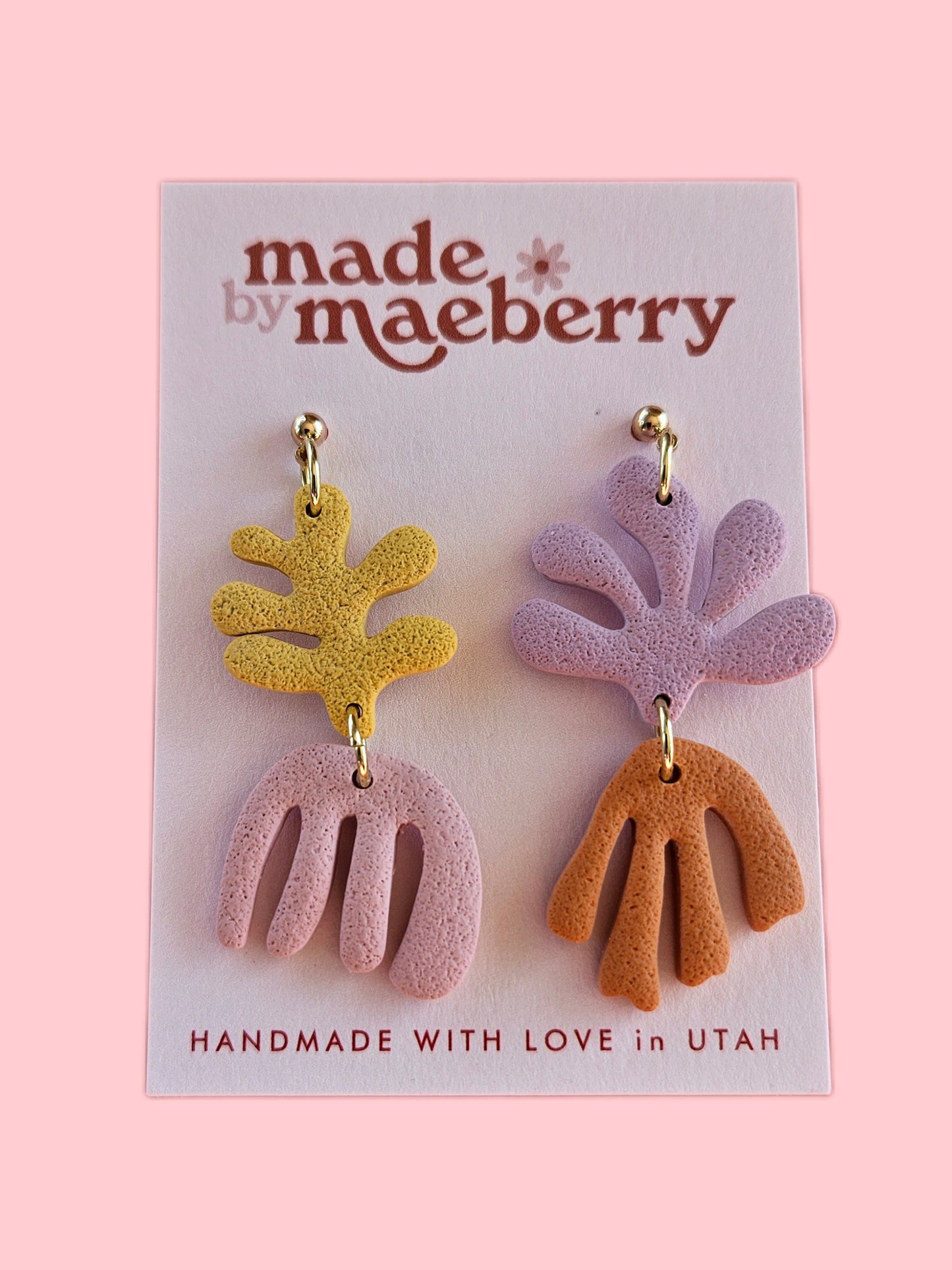 Mini Matisse Color Block Dangle Earrings