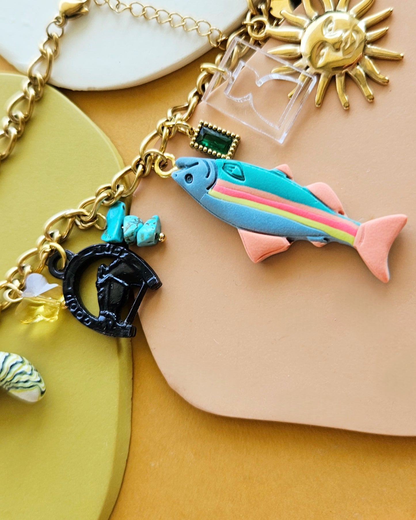 "The Western Outdoorsy Type" Charm Necklace No. 8 Handmade One of a Kind Charm Necklace