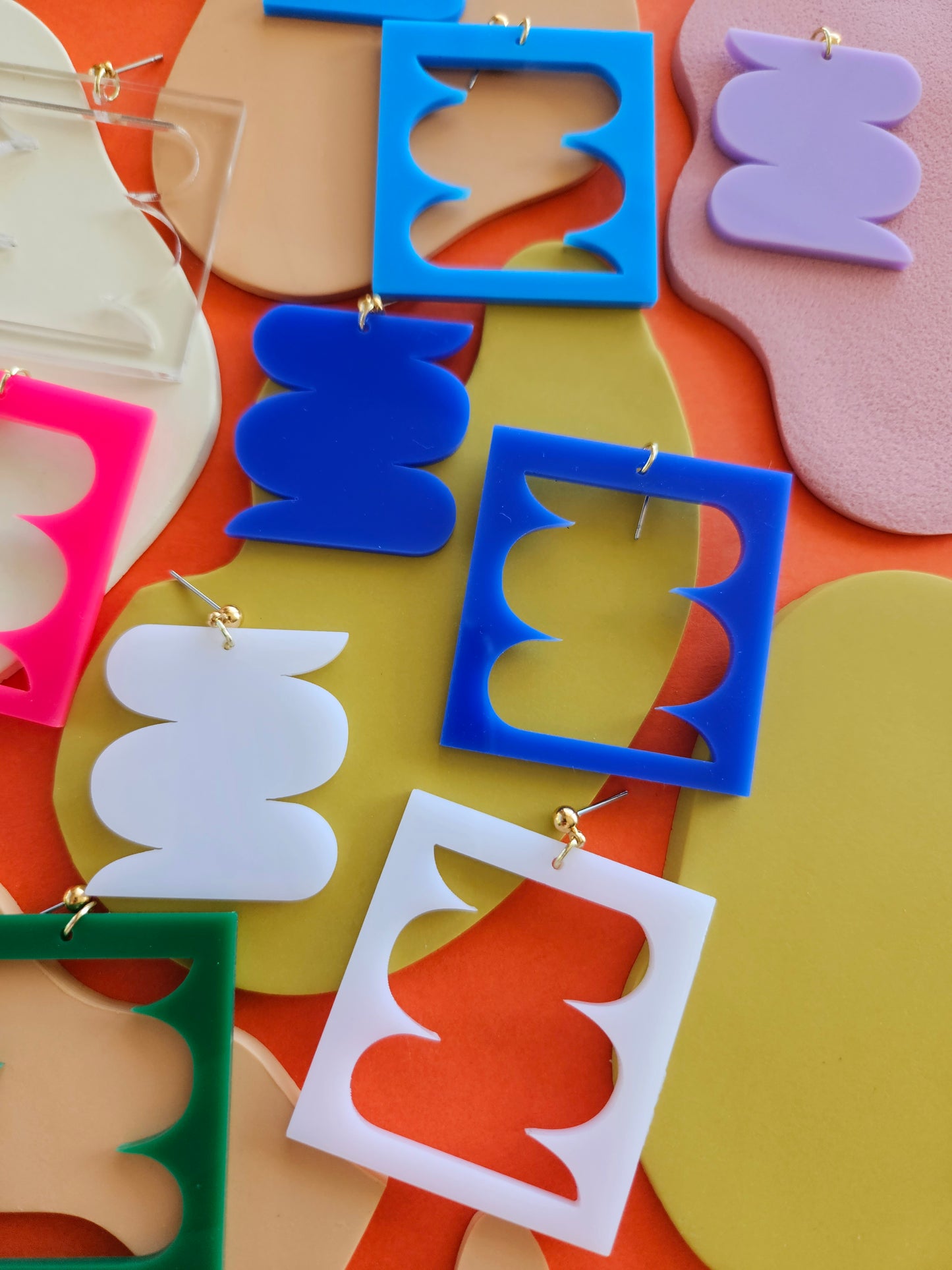 Lisa Congdon Collab Earring No. 1  Large Earrings 2"