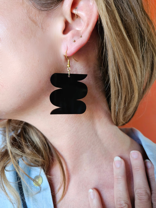 Lisa Congdon Collab Earring No. 1  Large Earrings 2"